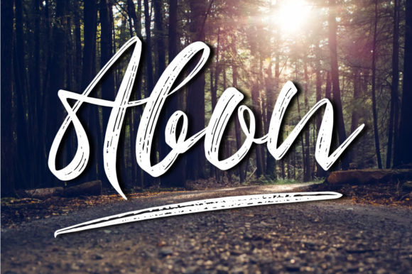 Abon: A Handwritten Font for Thoughtful Editorial Design