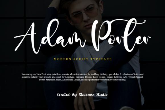 Adam Porter Font for Business Branding