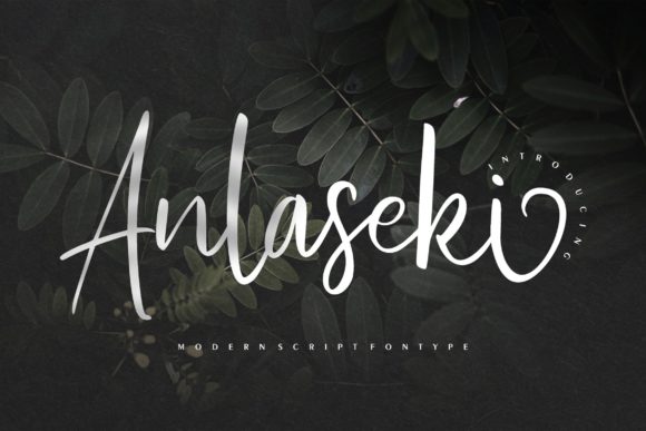 Anlaseki: A Chic Handwritten Font for Web Design