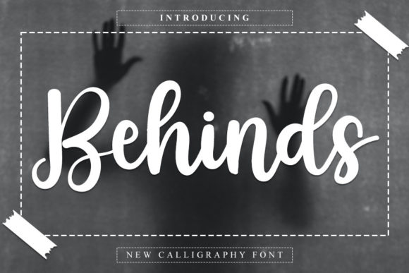 Behinds: A Timeless Handwritten Font for Modern Branding