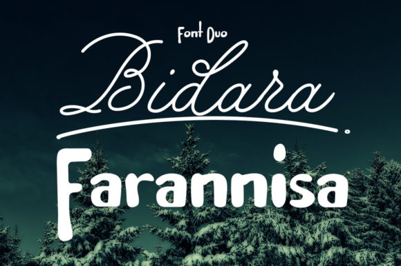 Bidara Farannisa: A Modern Script Font for Editorial Design