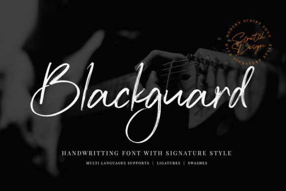 Blackguard: A Modern Handwritten Font for Digital Branding