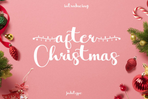 Bring Holiday Charm to Your Creations with After Christmas Font