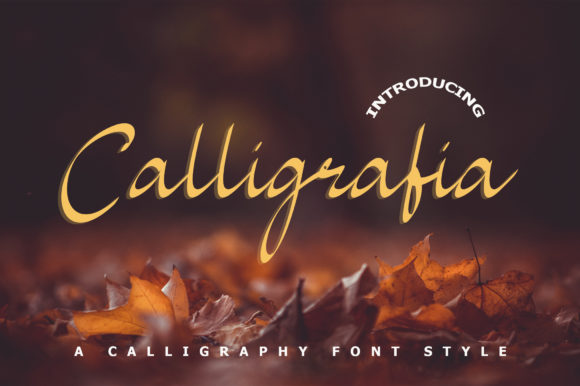 Calligrafia: A Timeless Handwritten Font for Editorial Design