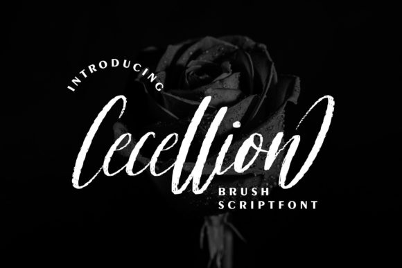 Cecellion: A Handwritten Font for Editorial Elegance