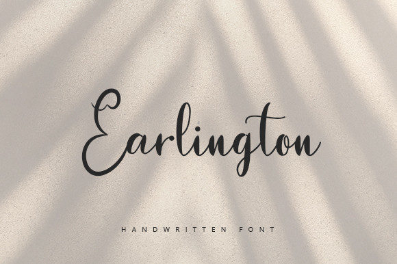 Earlington: A Handwritten Font for Professional Branding