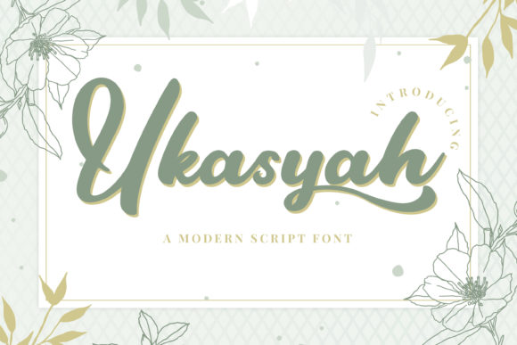 Elevate Your Brand with the Ukasyah Handwritten Font