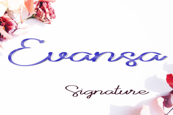 Evansa: A Handwritten Font for Editorial Elegance