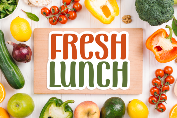 Fresh Lunch Font Review for Campaign Design