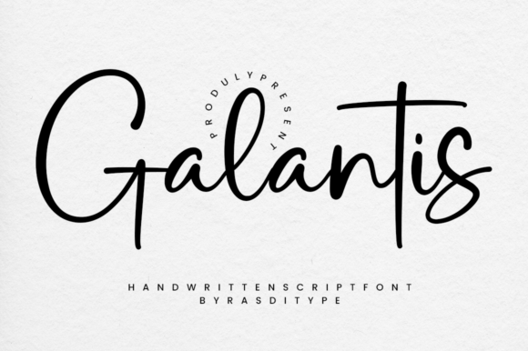 Galantis Script Font for Web Design Projects