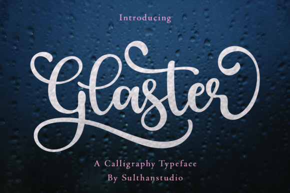 Glaster Font for Bold and Elegant Branding