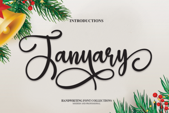 January Script Font for Campaign Design