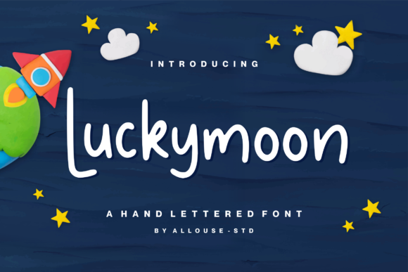 Luckymoon Font for Playful Branding Projects