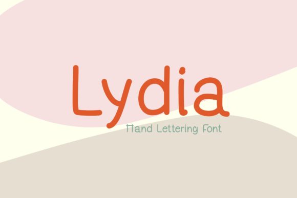 Lydia: A Minimalist Handwritten Font for Modern Campaigns