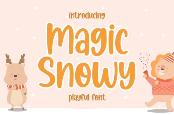 Magic Snowy Font for Handmade Projects