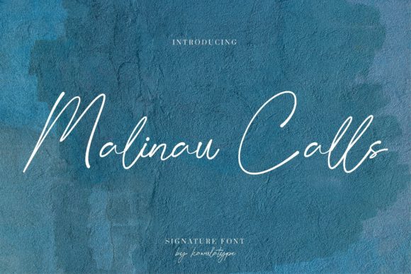 Malinau Calls: A Stylish Script Font for Branding
