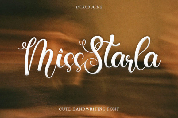 Miss Starla: A Handwritten Font for Modern Web Design
