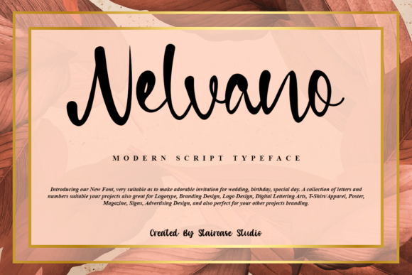 Nelvano Font for Digital Marketing and Creative Design