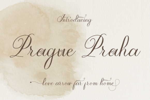 Prague Praha Font for Business Branding