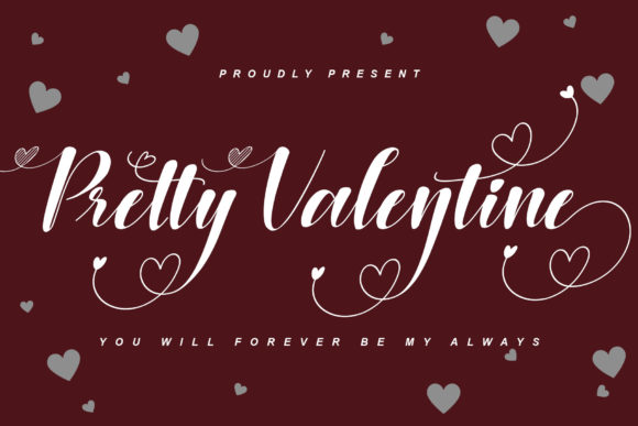 Pretty Valentine Font for Romantic Campaign Designs
