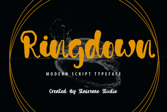 Ringdown: A Chic Handwritten Font for Modern Editorial Design