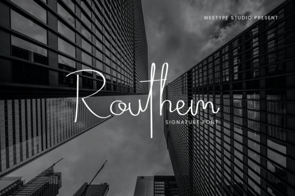 Routhem Script: A Sophisticated Font for Branding Projects