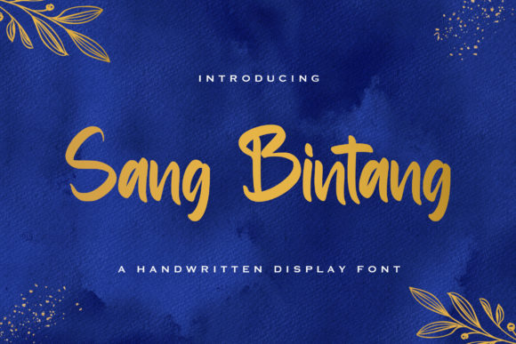 Sang Bintang Font for Handmade Creations