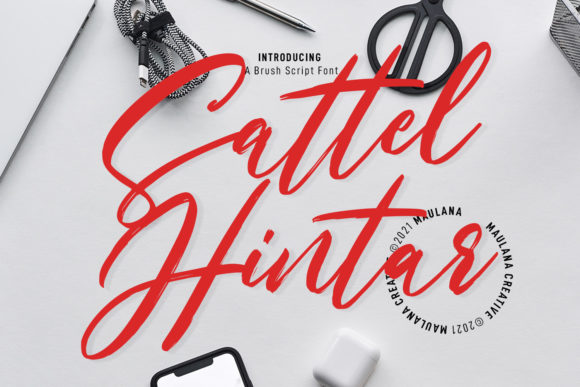 Sattel Hintar: A Stylish Script Font for Editorial Design