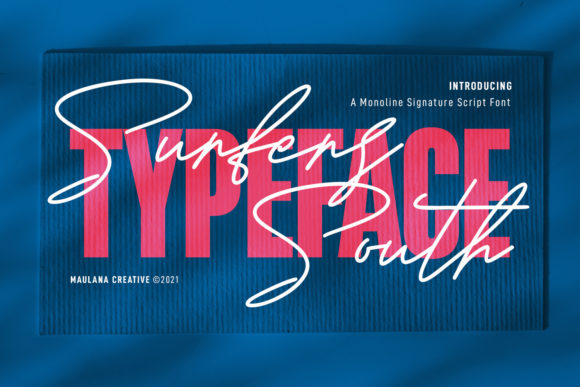 Surfers South: A Handwritten Font for Digital Branding