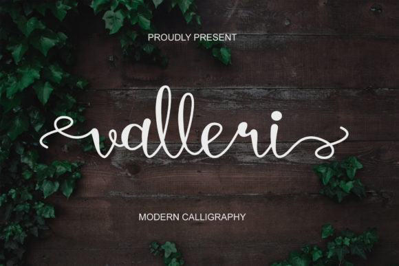 Valleri: A Modern Script Font for Web Design