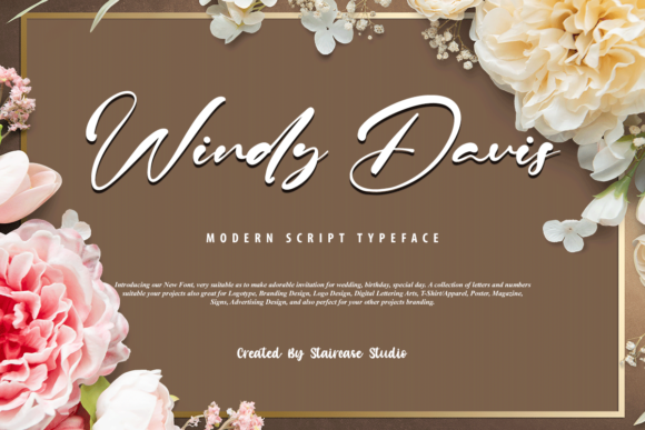 Windy Davis: A Chic Font for Branding That Feels Personal