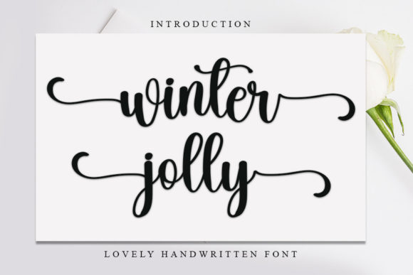 Winter Jolly: A Handwritten Font for Your Brand